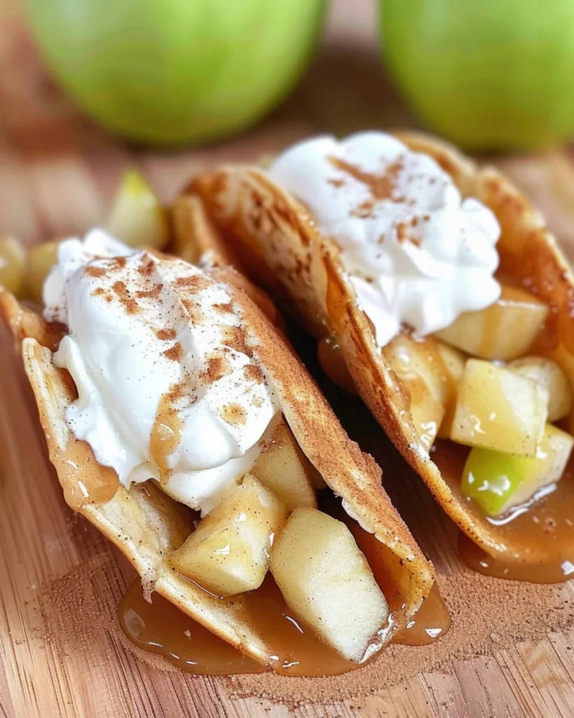 Apple Cheesecake Tacos 1