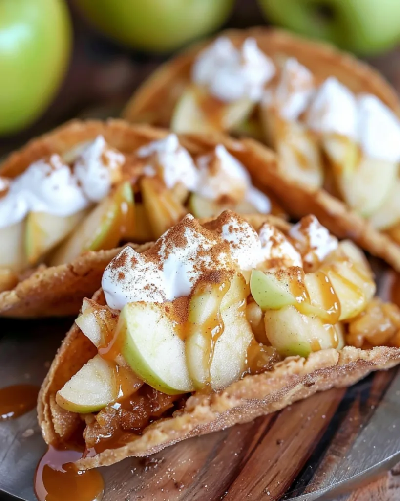 Apple Cheesecake Tacos 2