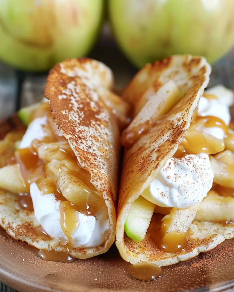 Apple Cheesecake Tacos 4