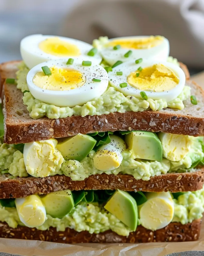 Avocado Egg Salad Sandwich 3