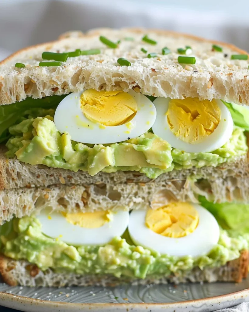 Avocado Egg Salad Sandwich 4