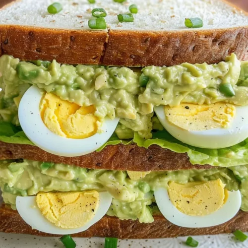 Avocado Egg Salad Sandwich Recipe