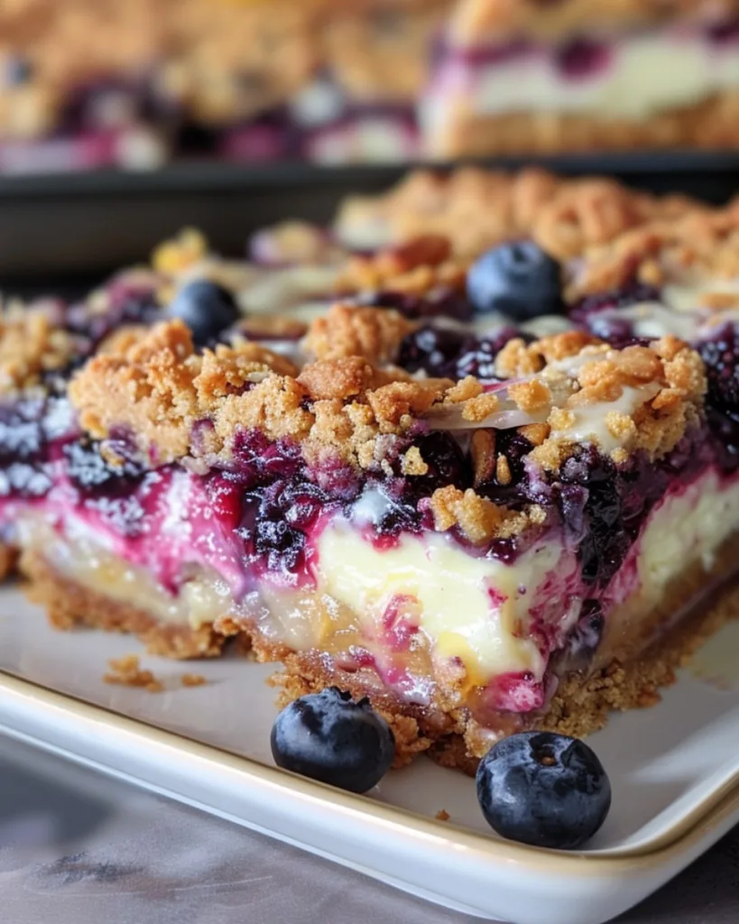 Blueberry Cream Cheese Bars 1