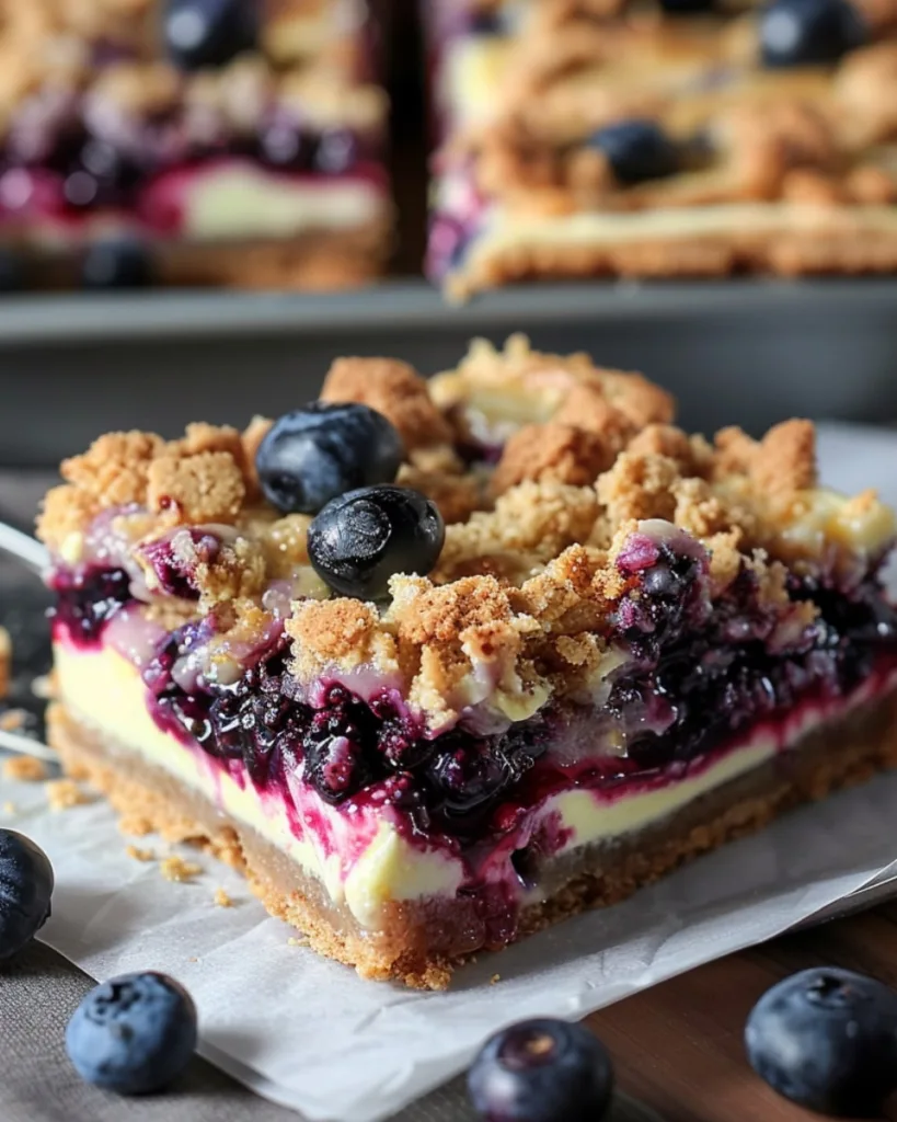 Blueberry Cream Cheese Bars 2