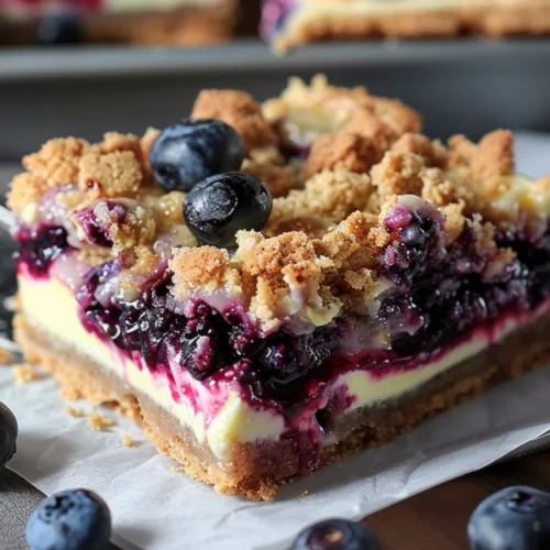 Blueberry Cream Cheese Bars Recipe