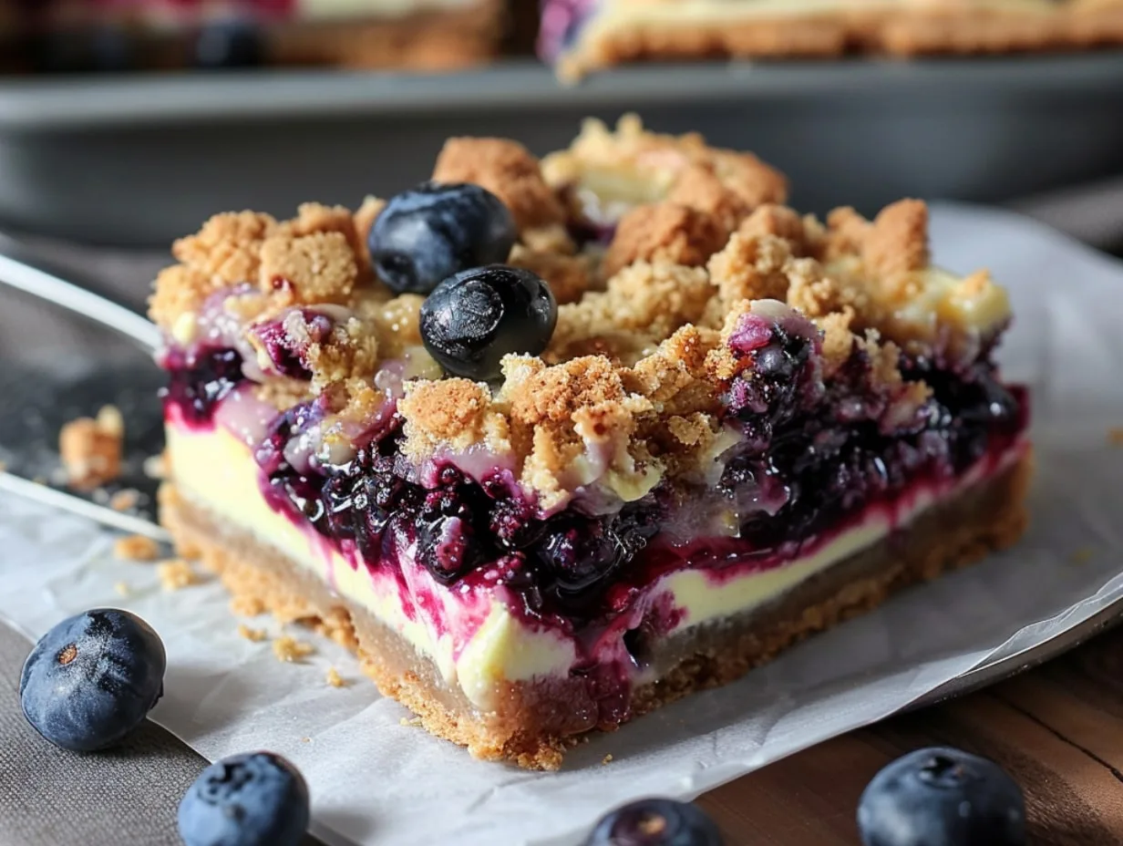 Blueberry Cream Cheese Bars