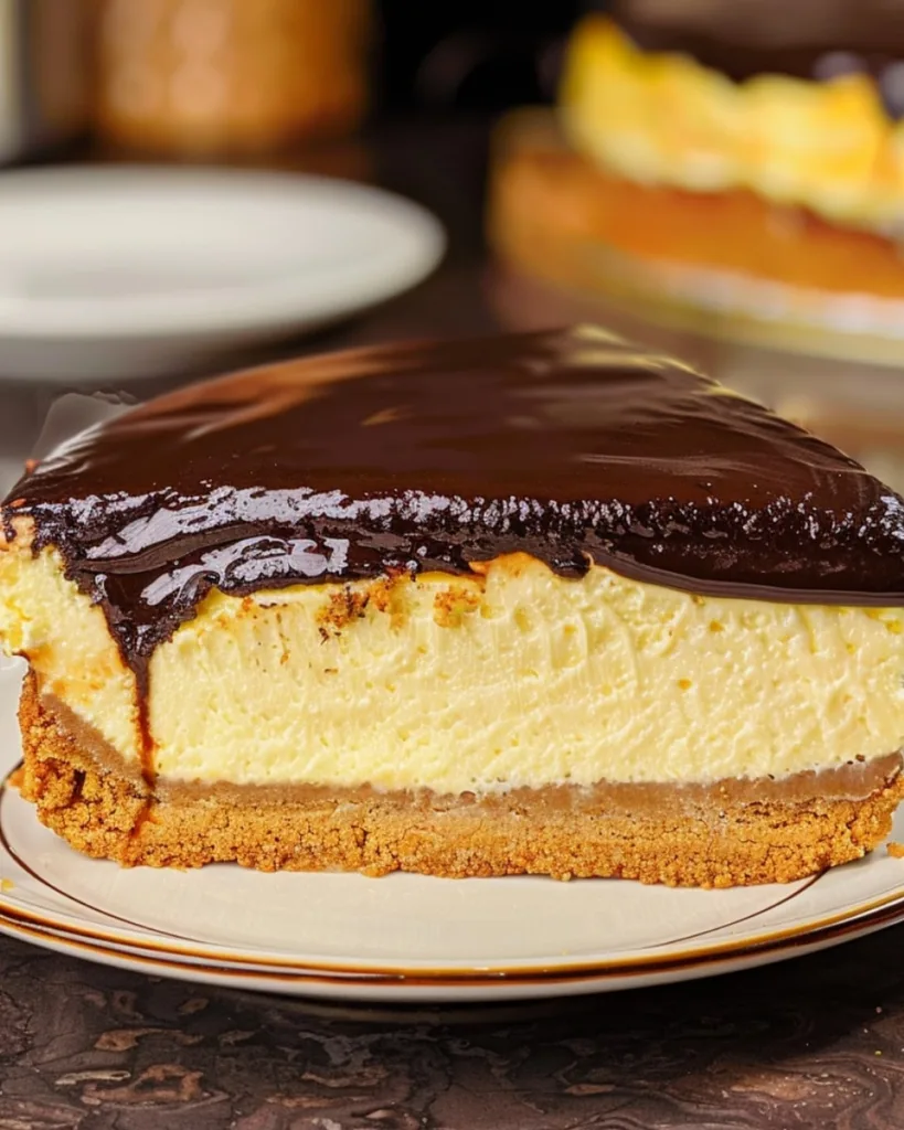 Boston Cream Pie Cheesecake 2