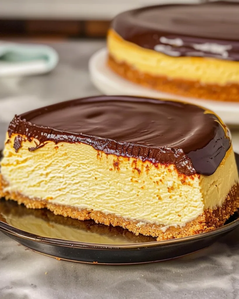 Boston Cream Pie Cheesecake 4