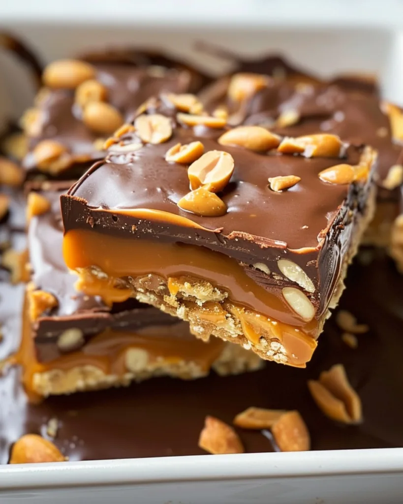 Homemade Snickers Bars 1