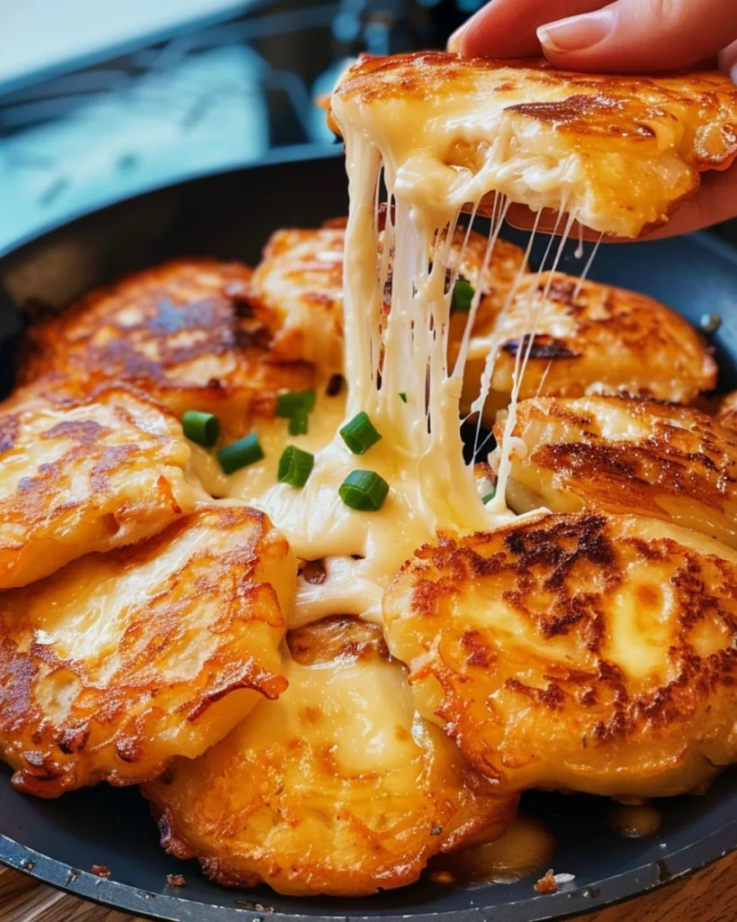 Korean Cheese Potato Pancake 2