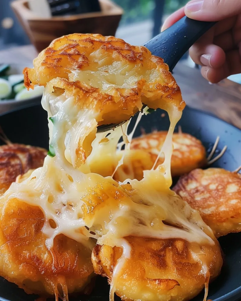 Korean Cheese Potato Pancake 4