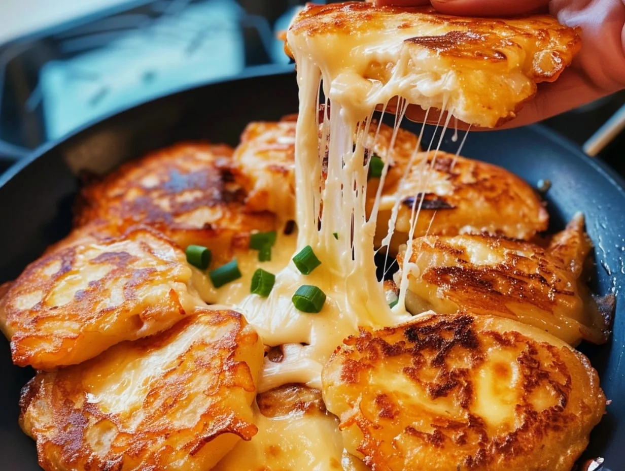 Korean Cheese Potato Pancake
