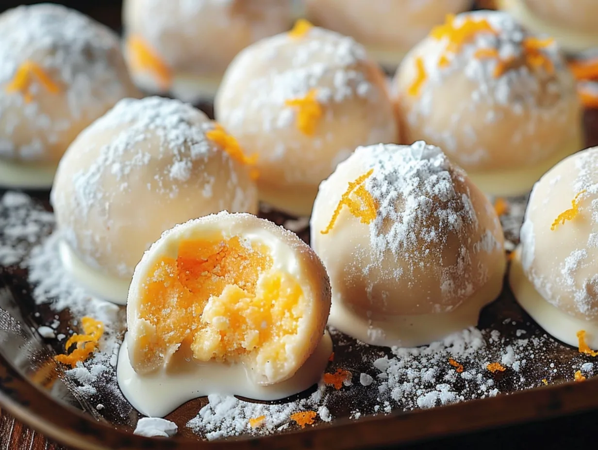 Orange Creamsicle Truffles