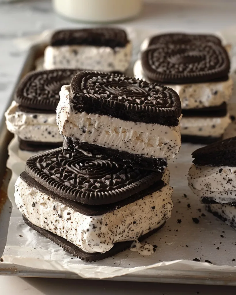 Oreo Ice Cream Sandwiches 1