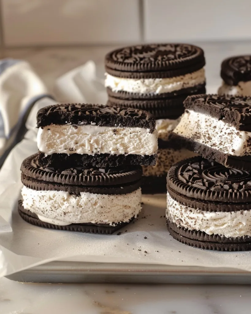 Oreo Ice Cream Sandwiches 3