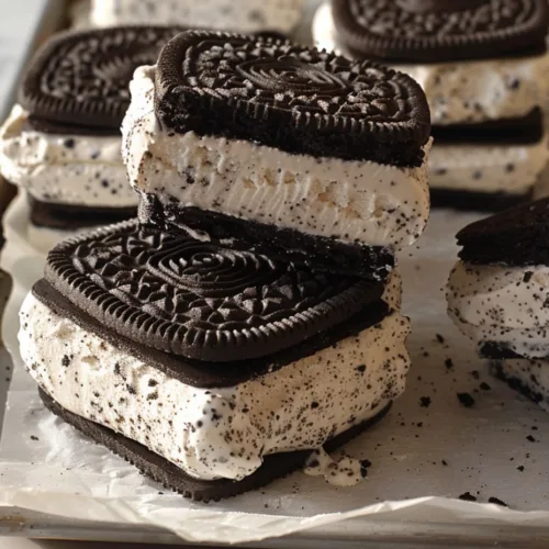 Oreo Ice Cream Sandwiches Recipe
