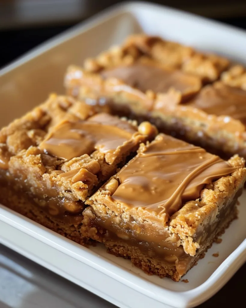 Peanut Butter Cookie Bars 4