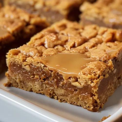 Peanut Butter Cookie Bars Recipe