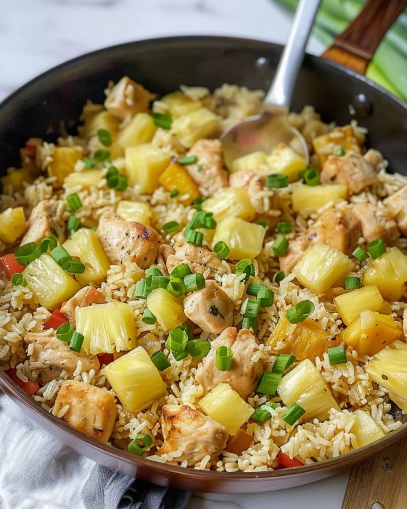 Pineapple Chicken and Rice 1