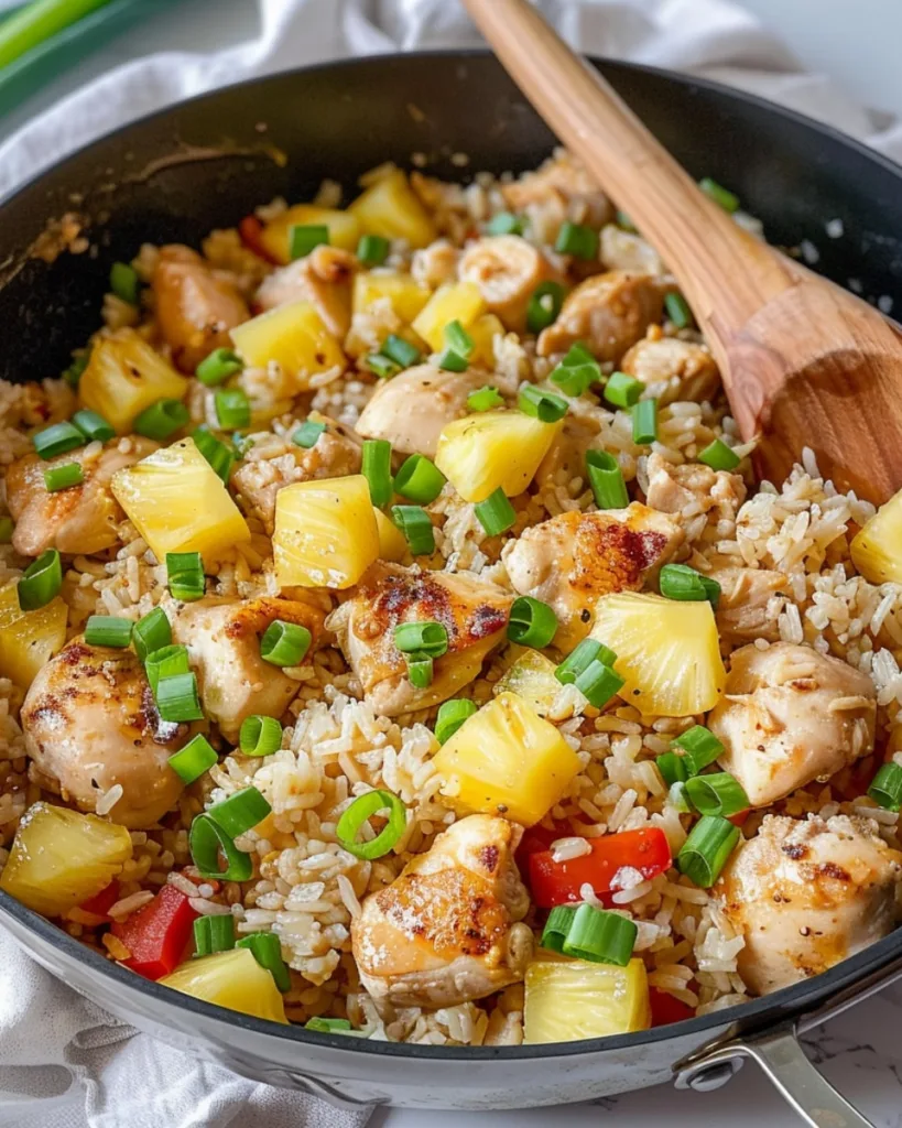 Pineapple Chicken and Rice 3