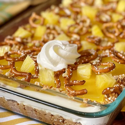 Pineapple Pretzel Salad Recipe