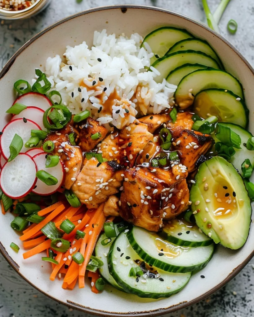 Salmon and Rice Bowl 2