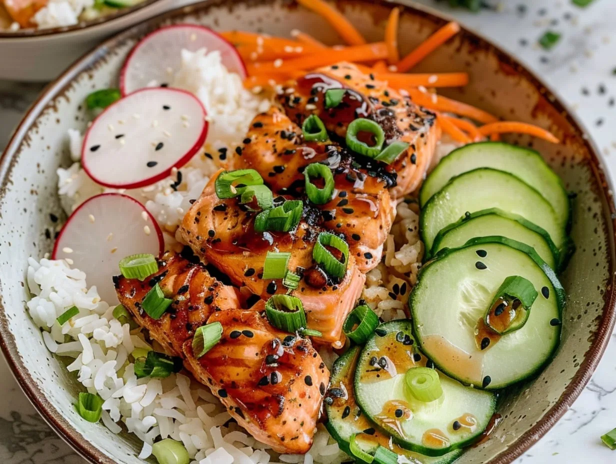 Salmon and Rice Bowl