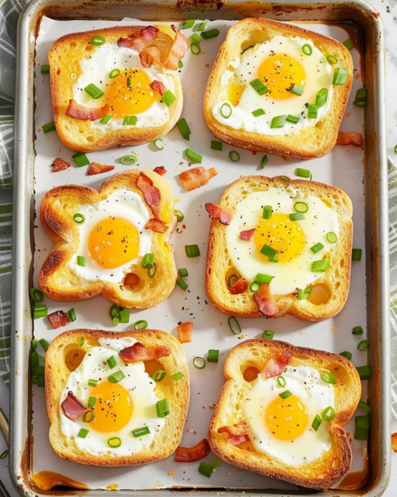 Sheet Pan Egg in a Hole 1
