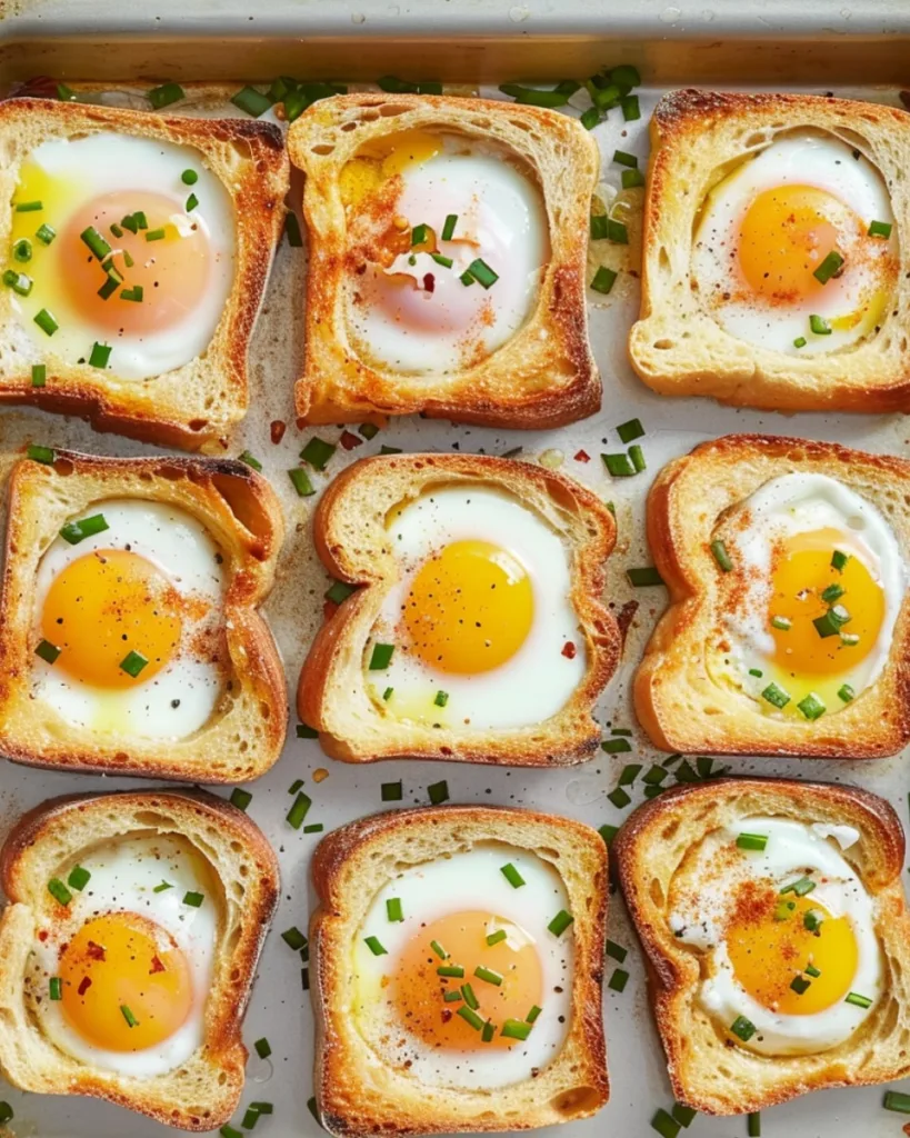 Sheet Pan Egg in a Hole 2