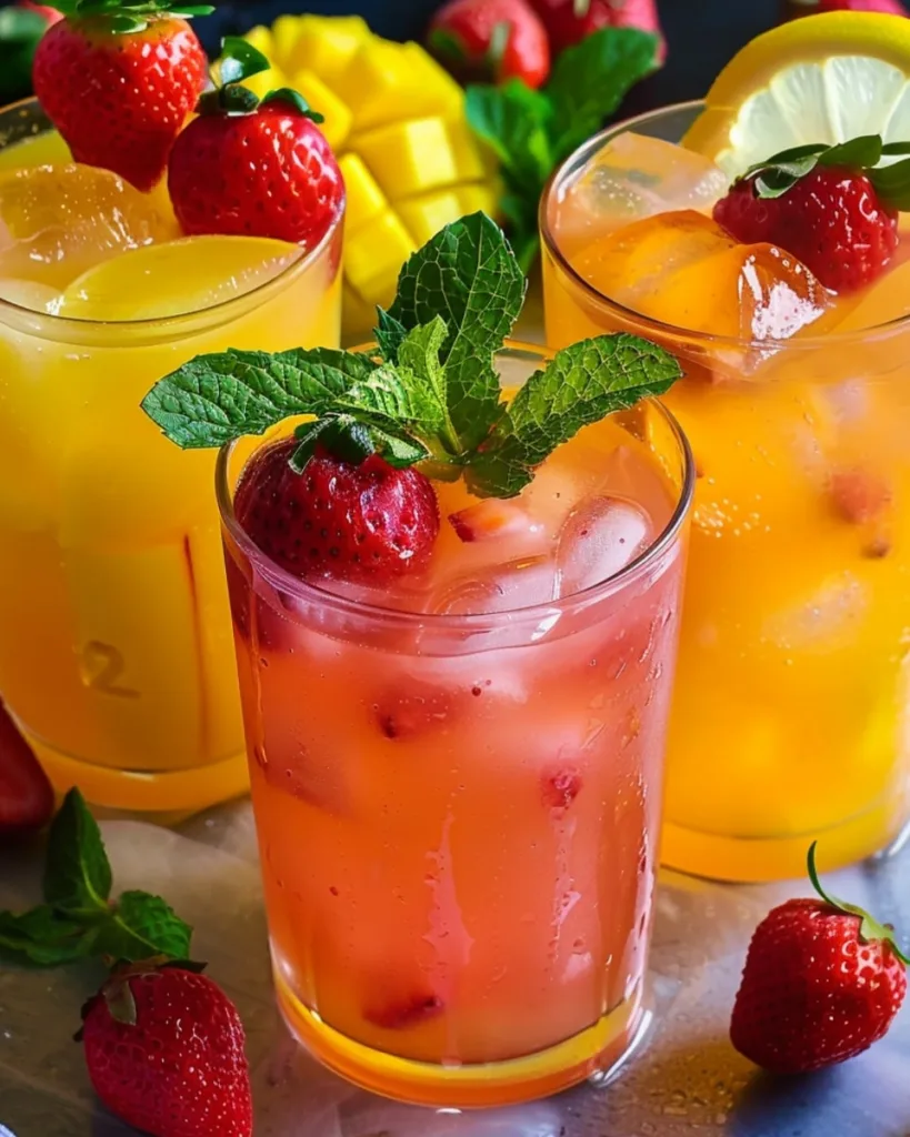 Strawberry Mango Lemonade 2