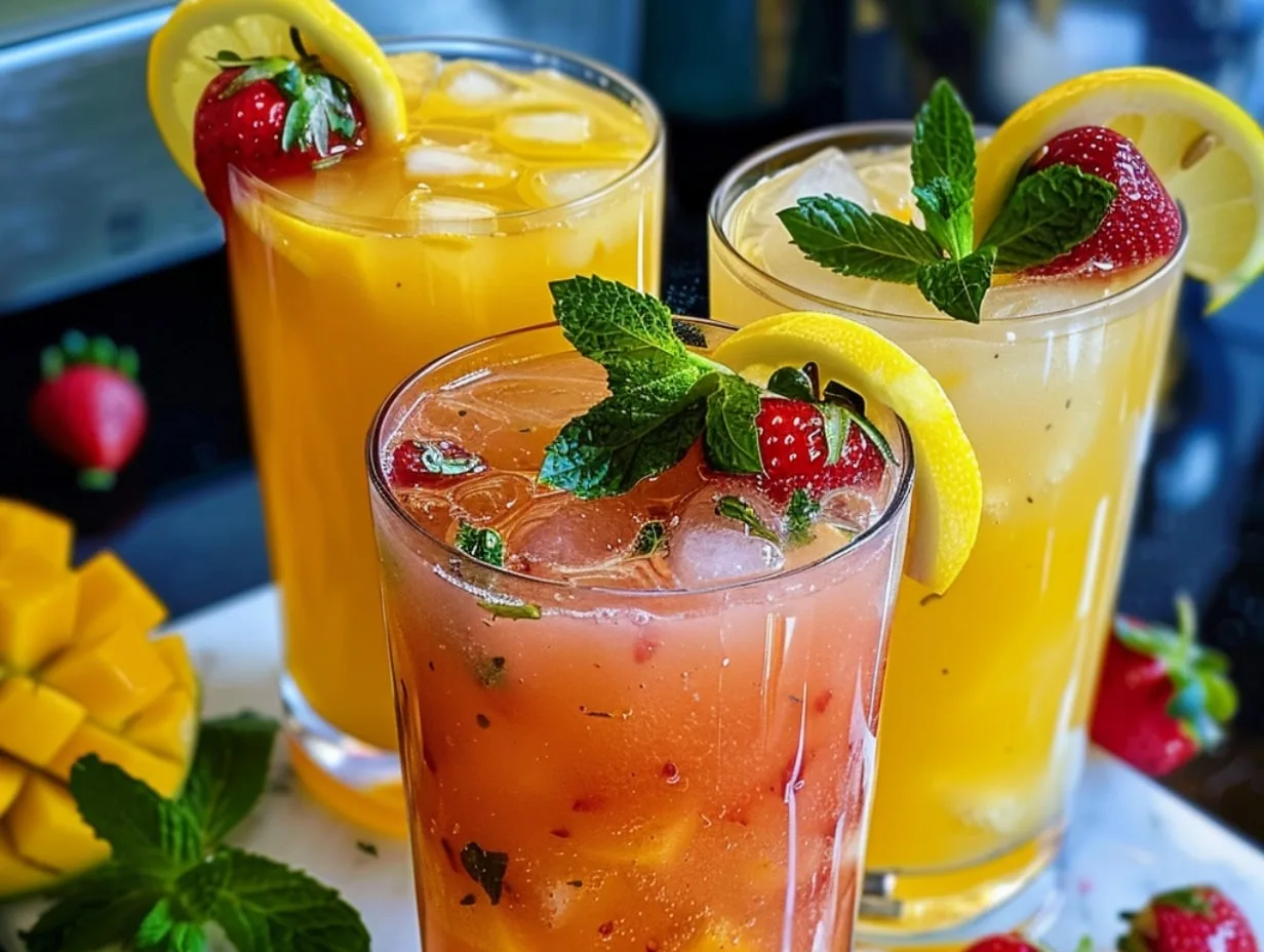 Strawberry Mango Lemonade