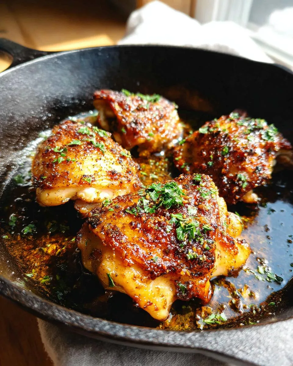 Baked Chicken Thighs - detail 2