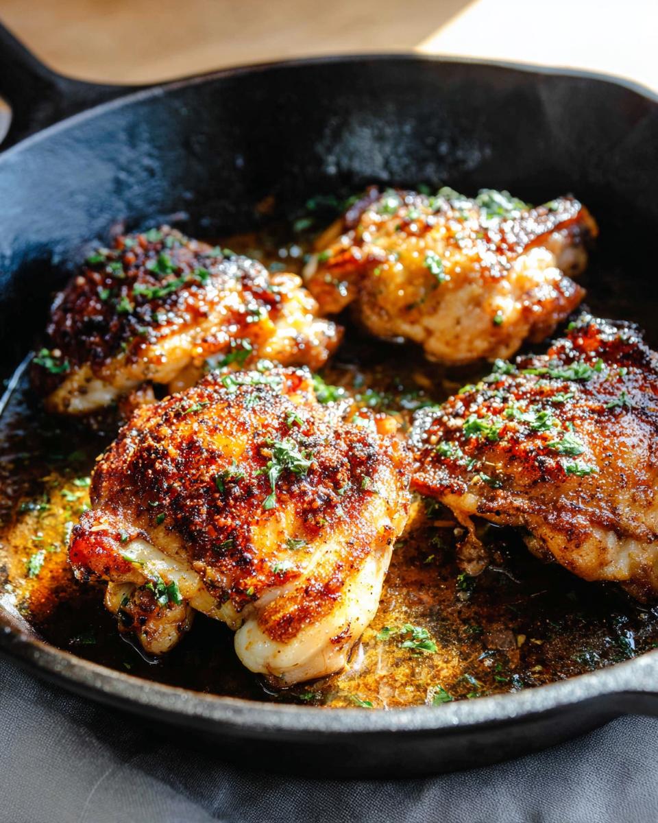 Baked Chicken Thighs