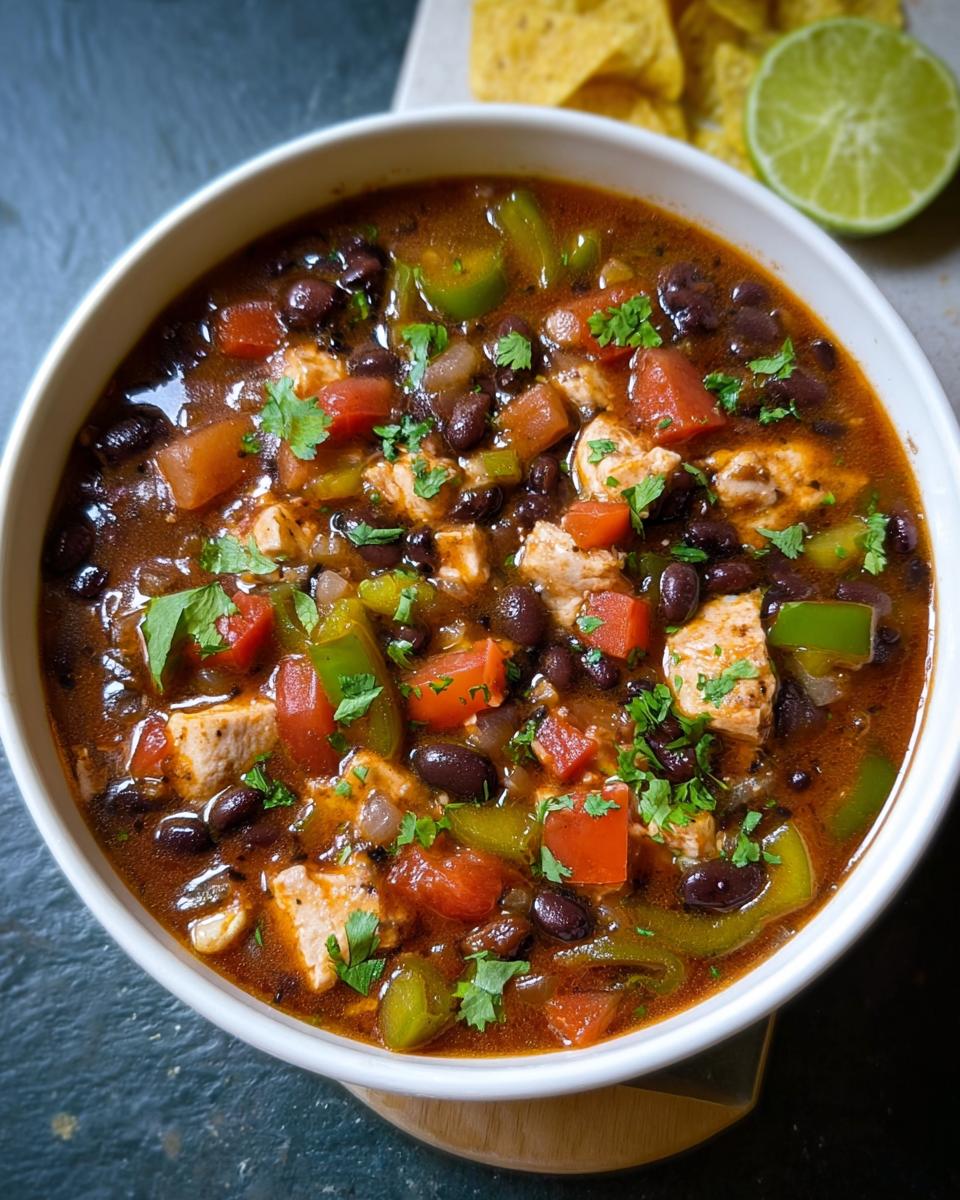 Black Bean Chicken Soup - detail 2