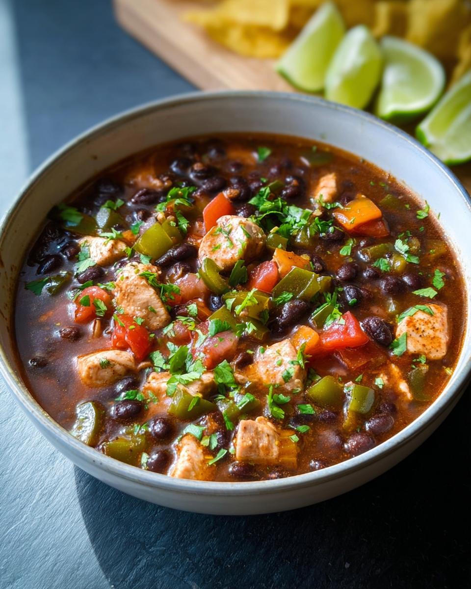 Black Bean Chicken Soup - detail 3