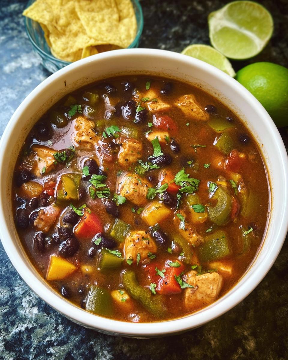 Black Bean Chicken Soup - detail 4