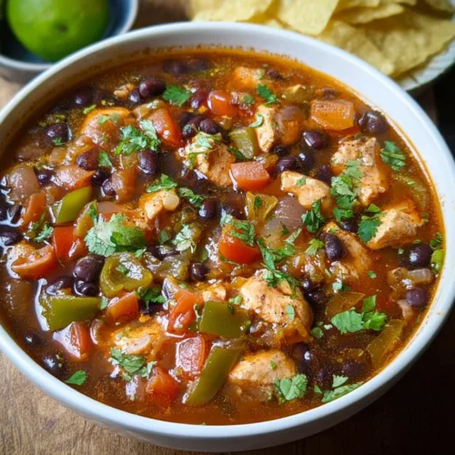 Black Bean Chicken Soup