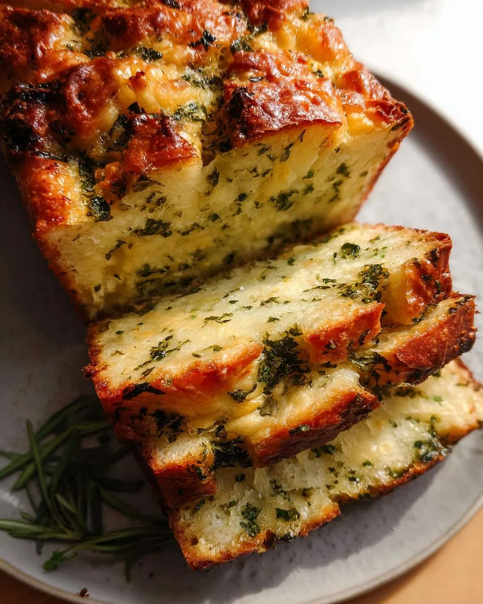 Cheese, Herb and Garlic Quick Bread - detail 2