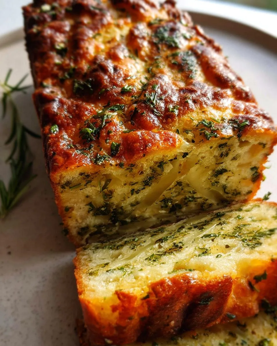 Cheese, Herb and Garlic Quick Bread - detail 4