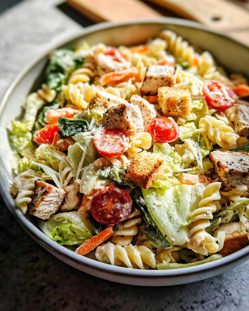 Chicken Caesar Pasta Salad - detail 2