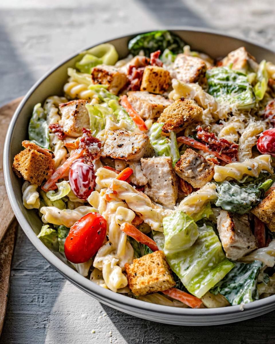 Chicken Caesar Pasta Salad - detail 3