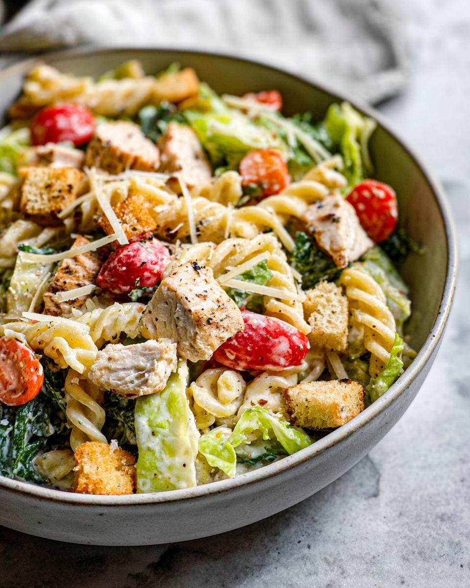 Chicken Caesar Pasta Salad - detail 4