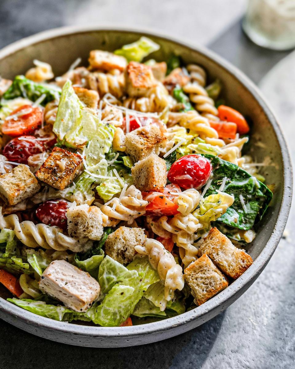 Chicken Caesar Pasta Salad - detail 5