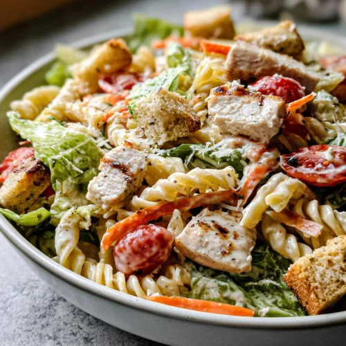Chicken Caesar Pasta Salad