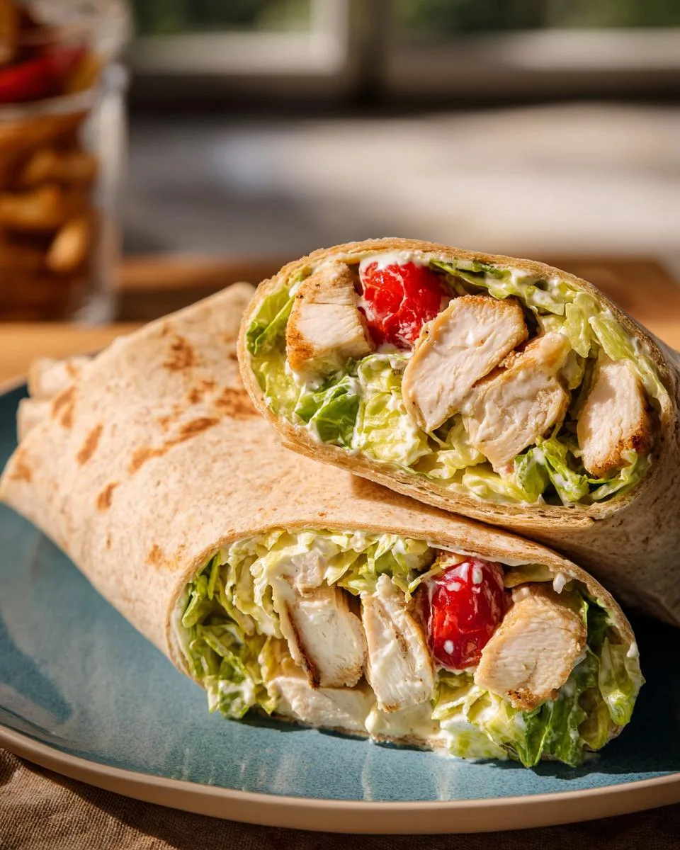 Chicken Caesar Salad Wraps - detail 1