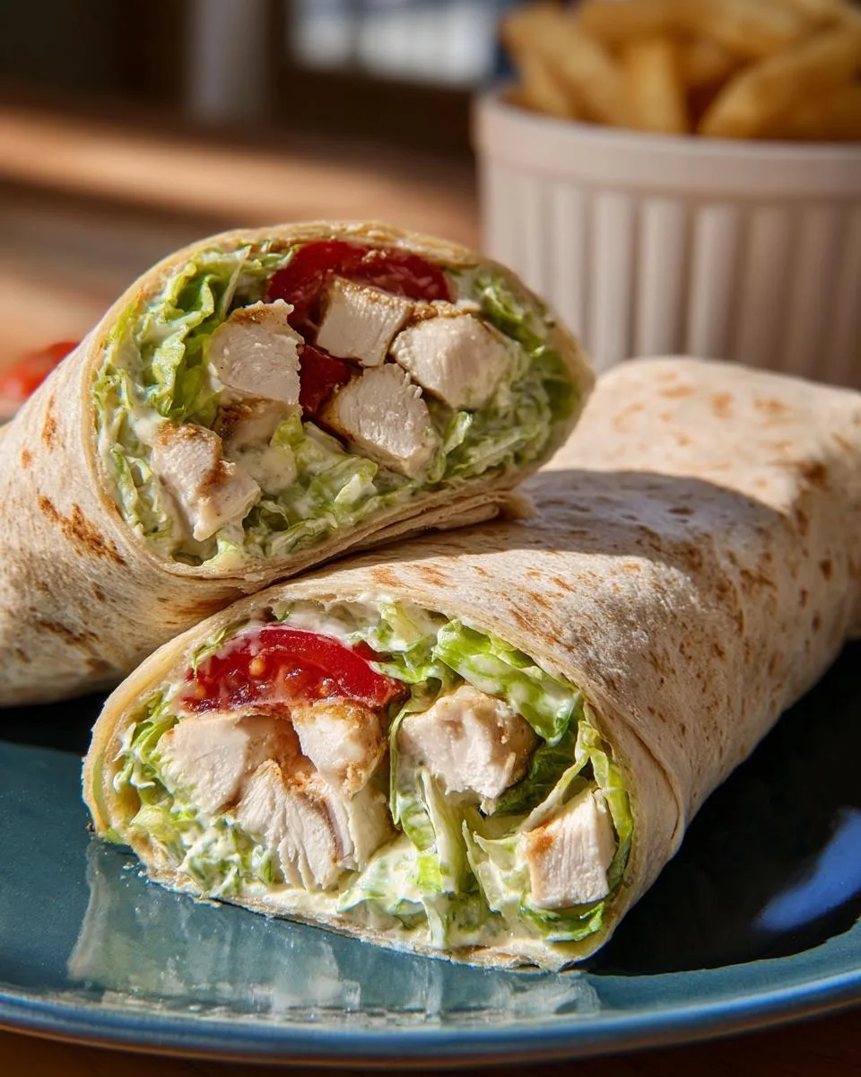 Chicken Caesar Salad Wraps - detail 2