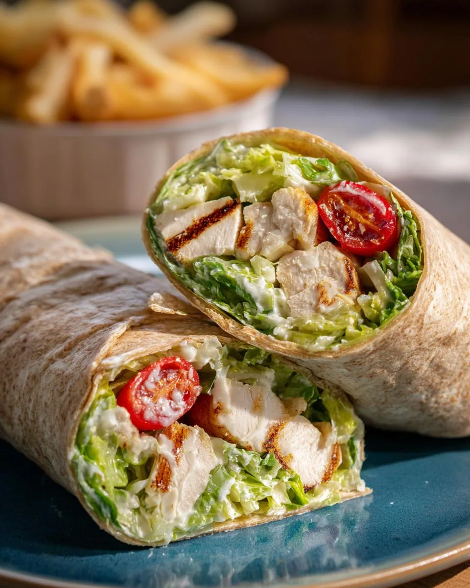 Chicken Caesar Salad Wraps - detail 3