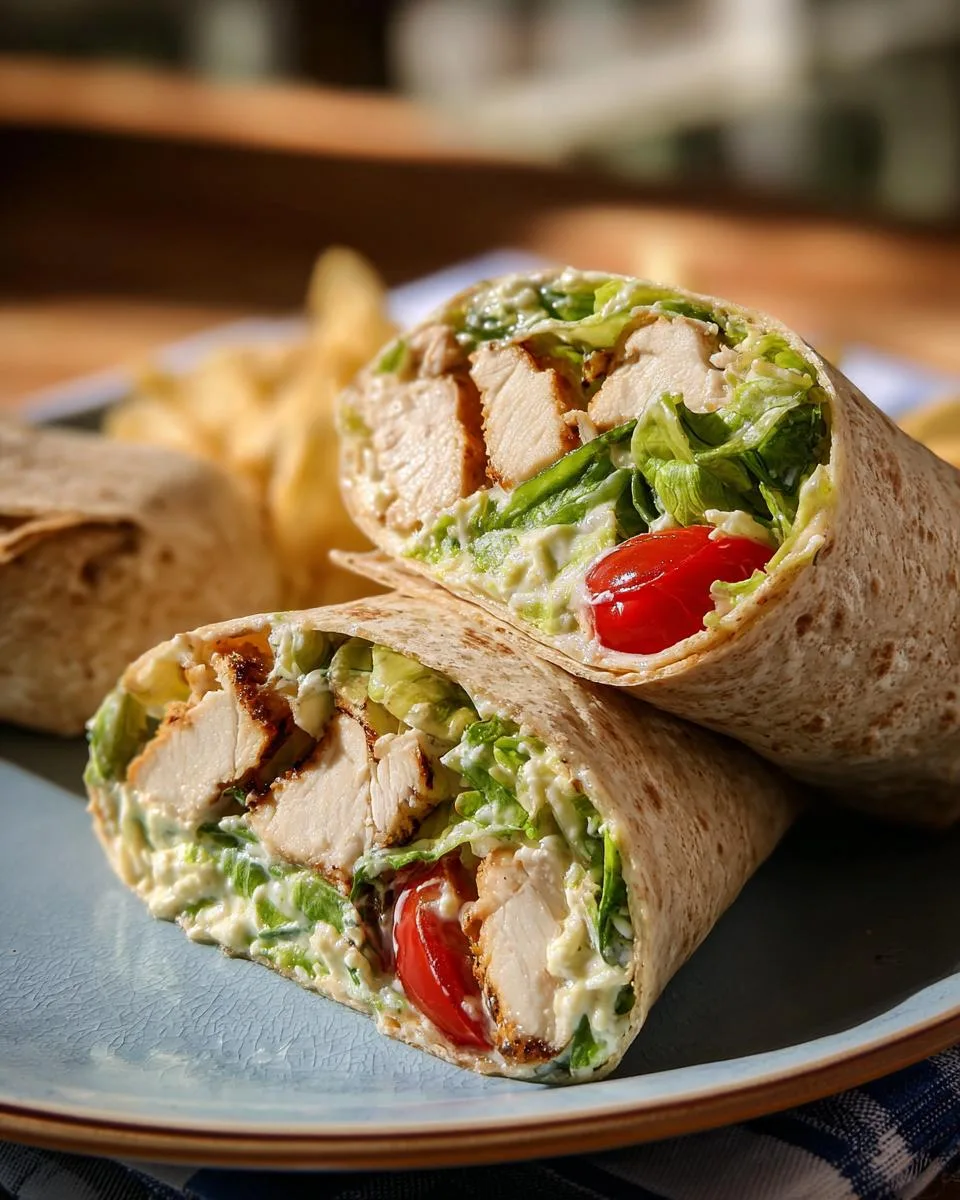 Chicken Caesar Salad Wraps - detail 4