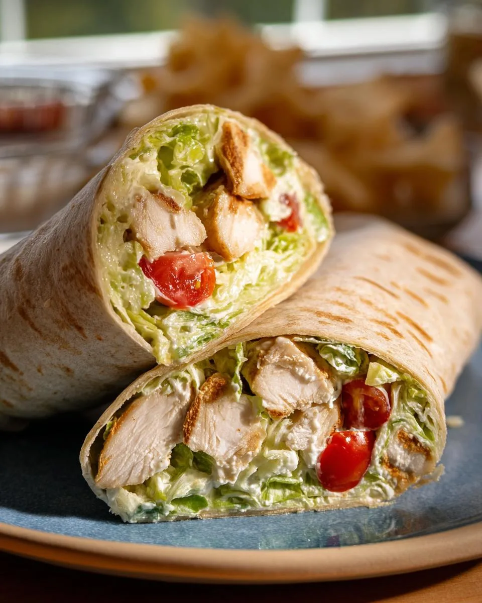 Chicken Caesar Salad Wraps - detail 5