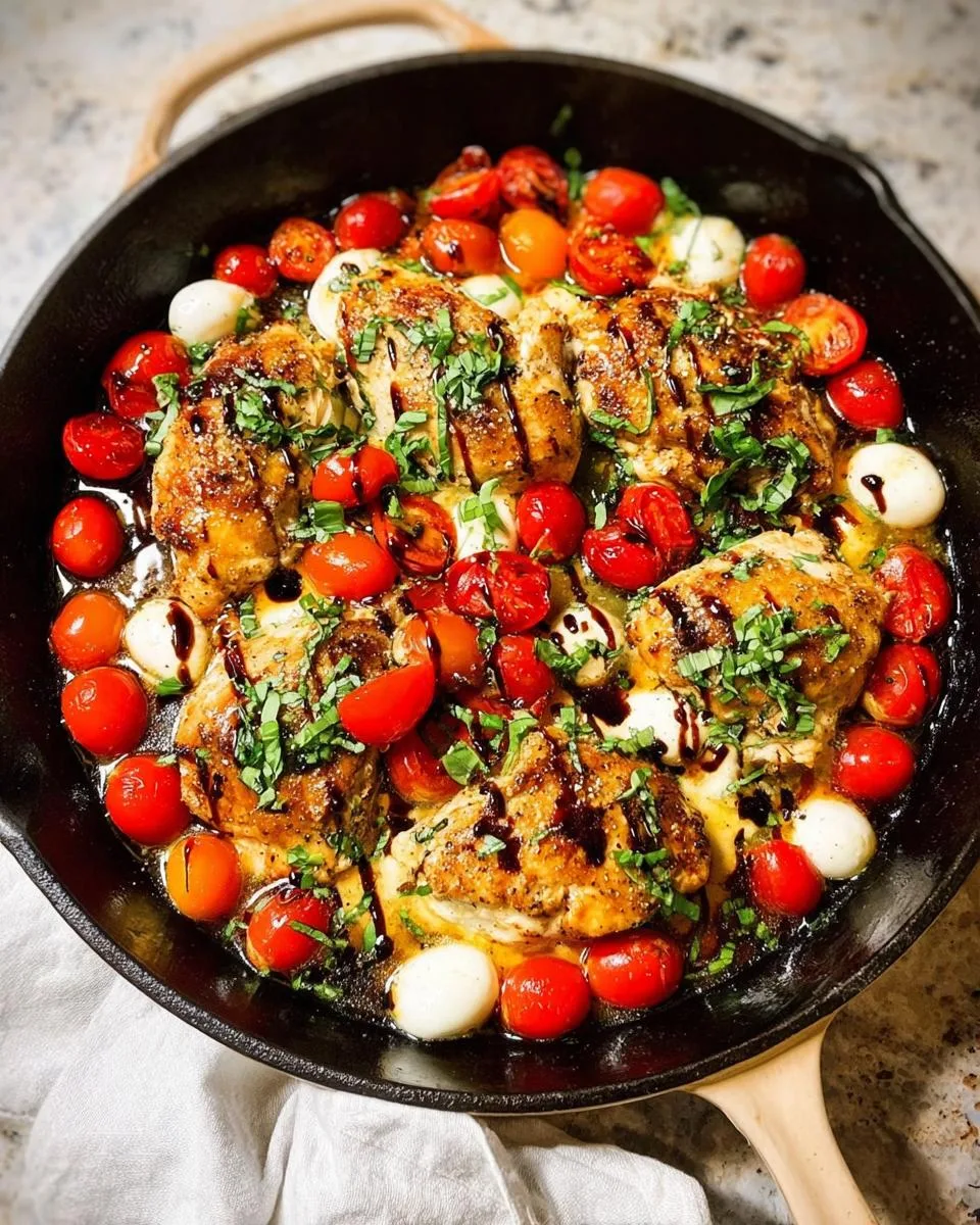 Chicken Caprese Skillet - detail 2